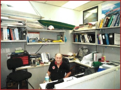 Harry Schoell in his office