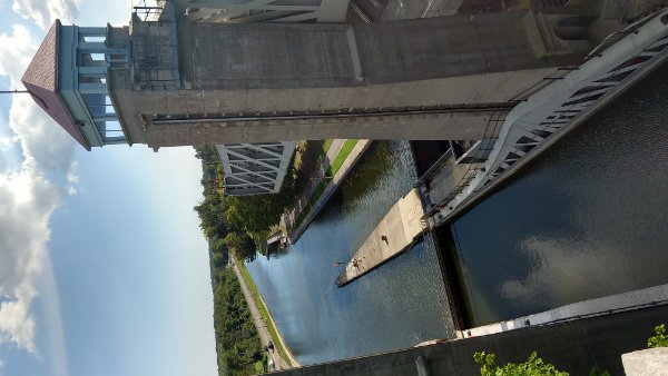 View from the top of the lock