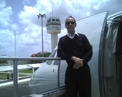 czm airstair view, tower behind
